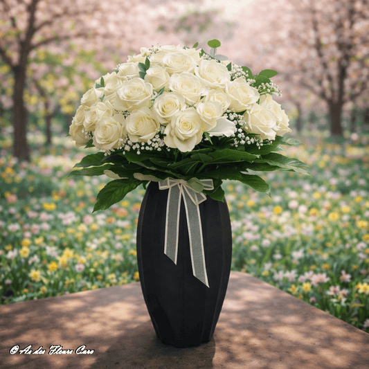 Bouquet de Roses Blanches