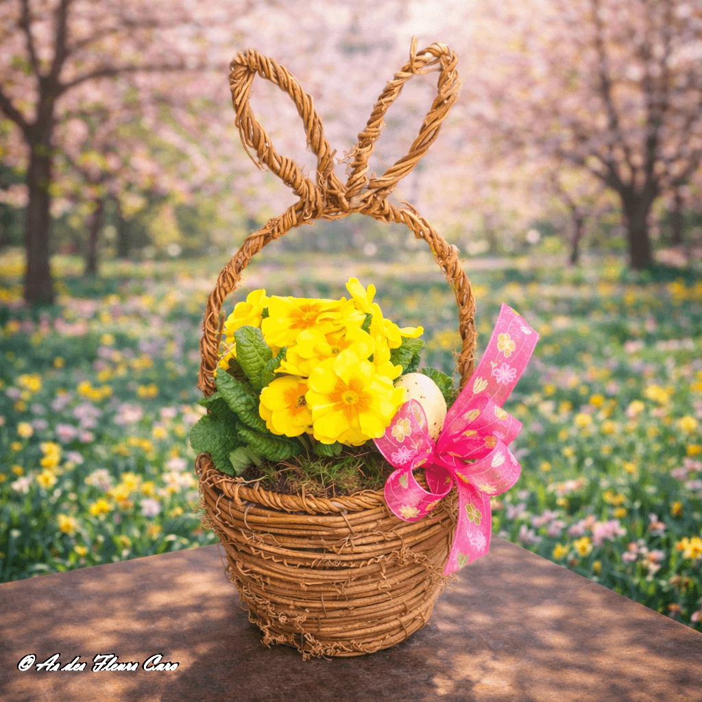 Panier Florale Pâques