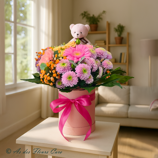 Bouquet Écrin Fleuri
