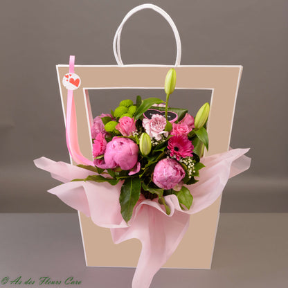 Bouquet Élégance & Bisous
